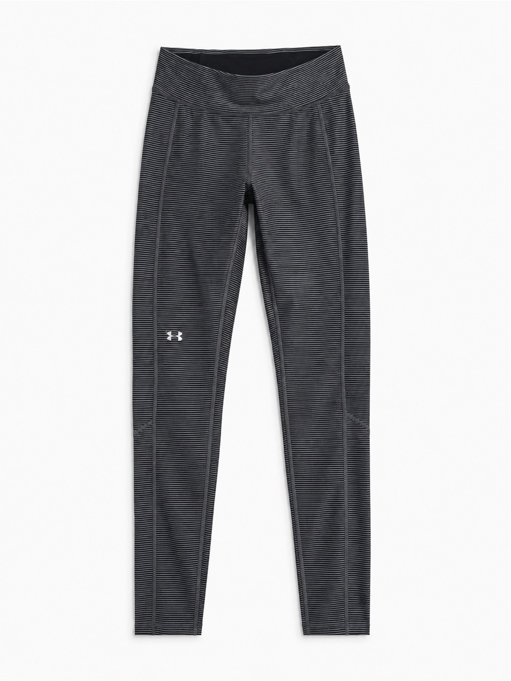 Under Armour Black Micro-Striped Performance Leggings